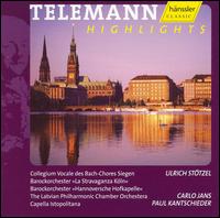 Highlights - Telemann - Muziek - HAE - 0040888847120 - 1 augustus 2004