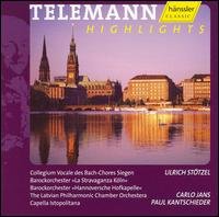 Highlights - Telemann - Musiikki - HAE - 0040888847120 - sunnuntai 1. elokuuta 2004