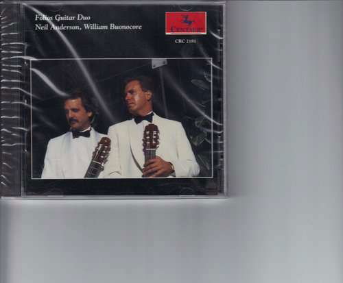 Cover for Folios Guitar Duo · Guitar Works by Bach &amp; Piazzolla (CD) (1995)