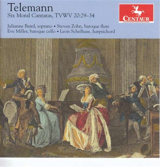 Cover for G.P. Telemann · Six Moral Cantatas (CD) (2018)