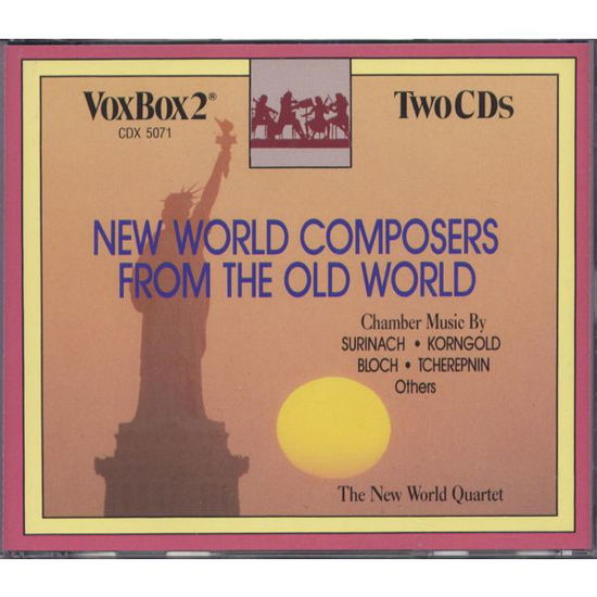 Cover for New World Quartet · New World Composers from the Old World (CD) (2008)