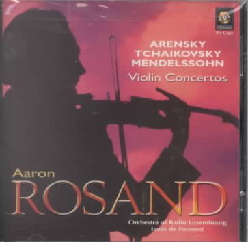 Violin Concertos - Arensky / Luxembourg Radio Orchestra / Rosand - Musik - VOXBOX - 0047163721120 - 1999