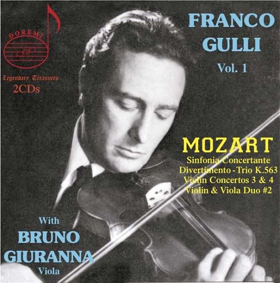 Cover for Mozart / Gulli / Galliera · Franco Gulli 1 (CD) (2019)