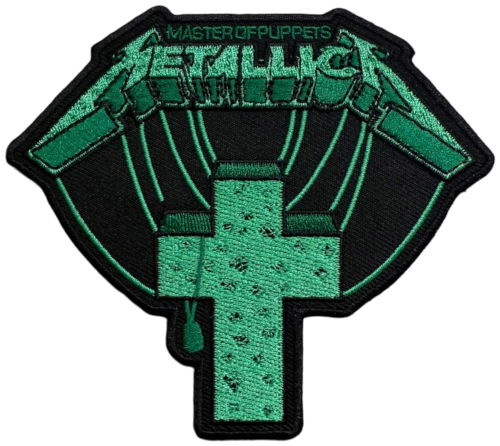 Cover for Metallica · Patch Master Of Puppets Green Cross (9,5 x 10 cm) (MERCH) (2025)