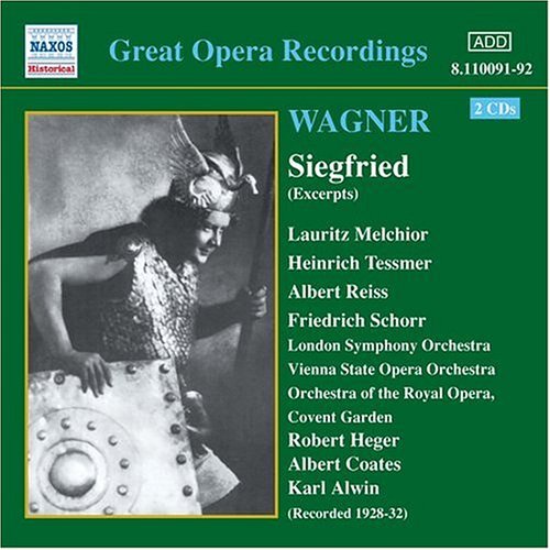 * Siegfried (AZ) - Heger / Coates / Alwin / Melchior - Musiikki - Naxos Historical - 0636943109120 - maanantai 28. kesäkuuta 2004
