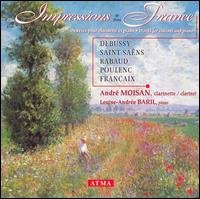 Impressions De France - Moisan / Baril - Musiikki - CHAMBER MUSIC - 0722056212120 - tiistai 1. lokakuuta 1996