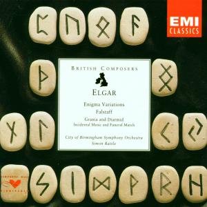 Cover for Rattle Simon / City of Birming · Elgar: Enigma Variations / Fal (CD) (2003)