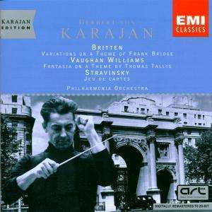 Cover for Karajan / Britten / Vaughan Williams / Stravinsky · Variations on a Theme / Fantasia on a Theme (CD) (1998)