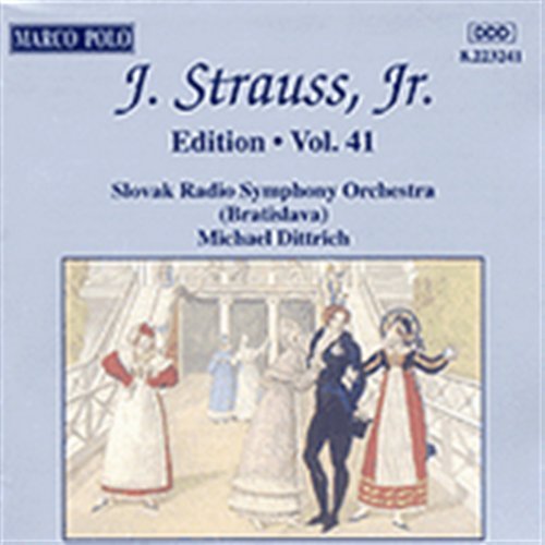 Cover for Strauss / Dittrich / Slovak Radio Symphony · Complete Orchestral Works 41 (CD) (1995)