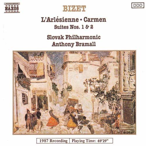 Bizet / LArlesienne / Carmen Suites - Bramall / Philarmonic Orchestra - Muziek - NAXOS - 0730099506120 - 31 december 1993