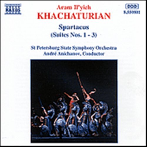 Spartacus -Suites 1-3 - A. Khachaturian - Musiikki - NAXOS - 0730099580120 - tiistai 9. joulukuuta 1997