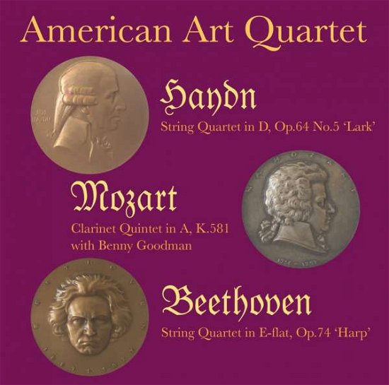 Cover for American Art Quartet · American Art Quartet Plays Haydn / Mozart &amp; Beethoven (CD) (2022)
