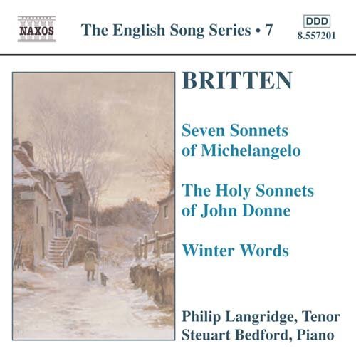 Cover for Britten / Langridge / Bedford · English Songs (CD) (2004)