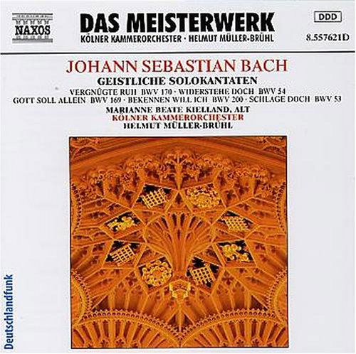 Cover for Koln Bach Vocal Ensemble · Alto Cantatas Vol.1 (CD) (2010)