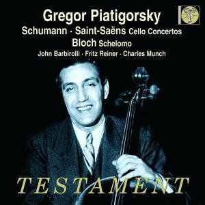 Cover for Piatigorskygregor / Lpo m.fl. · Cellokoncerter m.m. Testament Klassisk (CD) (2005)