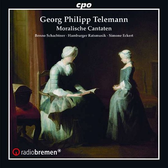 Cover for Schachtner / Ham Rats / Eckert · Telemann: Moralische Cantaten (CD) (2018)