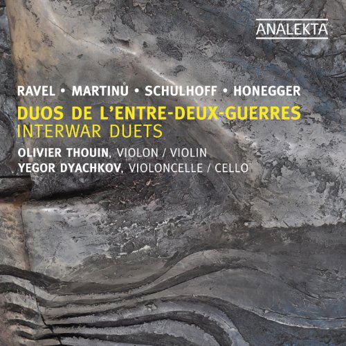 Cover for Dyachkov / Thouin / Ravel / Martinu / Schulhoff · Interwar Duets (CD) (2011)