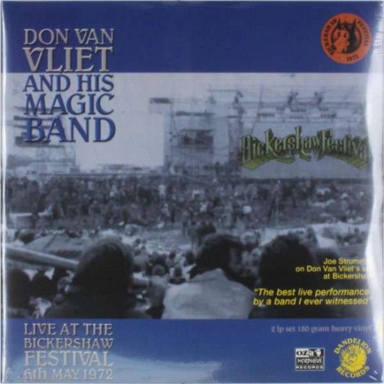 Cover for Don Van Vliet  the Magic Band · Live At Bickershaw Festival (LP) [Coloured, 180 gram edition] (2013)