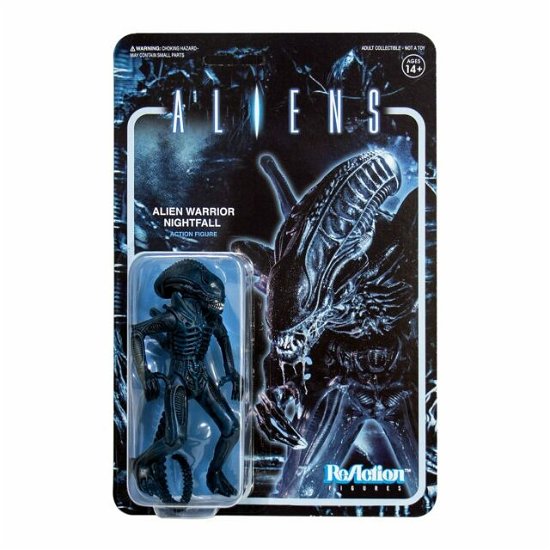 Aliens Reaction Figure - Alien Warrior C (Nightfall Blue) - Aliens - Merchandise - SUPER 7 - 0840049800120 - March 17, 2020