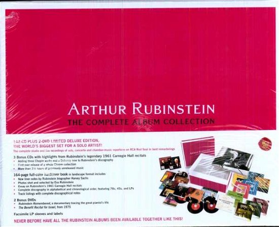Various Composers: Arthur Rubinstein: the Complete Album Collection - Various Composers - Musik -  - 0886919369120 - 10. januar 2012