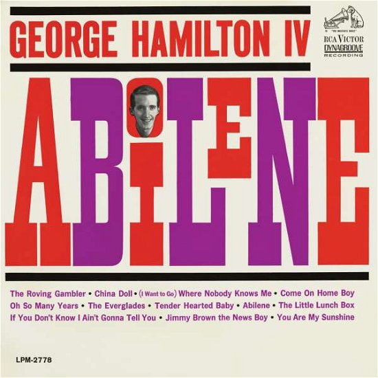 Cover for Hamilton Iv George · Abilene (Mod) (CD) (2016)