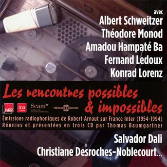 Cover for Monod / Schweitzer / Lorenz · Les Rencontres Possibles &amp; Impossibles (CD) (2011)