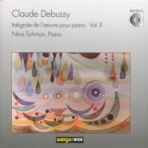 Cover for Debussy / Tichman · Works for Piano 2 (CD) (1994)