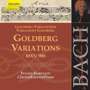 BACH: Goldberg-Variationen - Evgeni Koroliov - Musiikki - hänssler CLASSIC - 4010276016120 - tiistai 10. elokuuta 1999