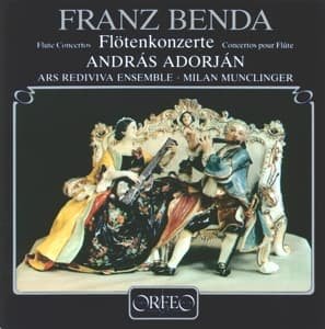 Flute Concertos in E & a - Benda / Munclinger / Adorjan / Ars Rediviva Ens - Music - ORFEO - 4011790151120 - March 4, 1994