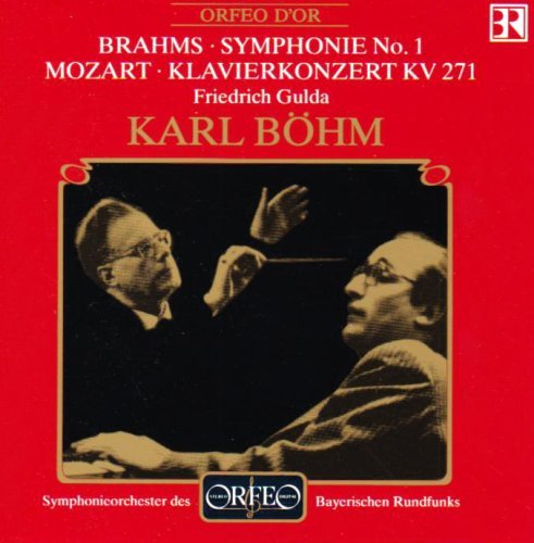 Cover for Brahms / Mozart / Guld / Bavarian Rso · Symphony 1 in C (CD) (1995)