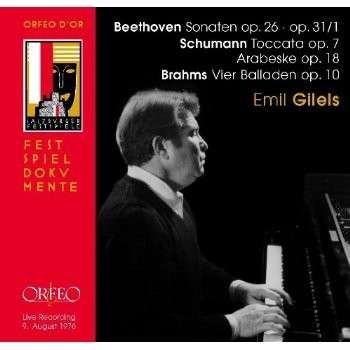 Cover for Beethoven / Gilels,emil · Sonaten / Toccata / Arabeske / Vier Balladen (CD) (2013)