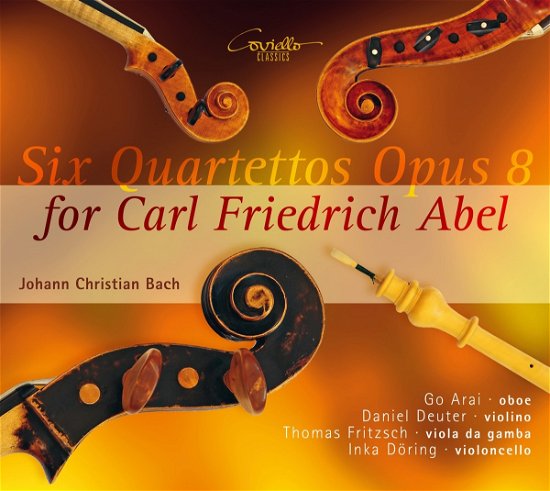 Johann Christian Bach: 6 Quartettos Op. 8 For Carl Friedrich Abel - Go Arai / Daniel Deuter / Thomas F - Music - COVIELLO - 4039956917120 - July 7, 2017