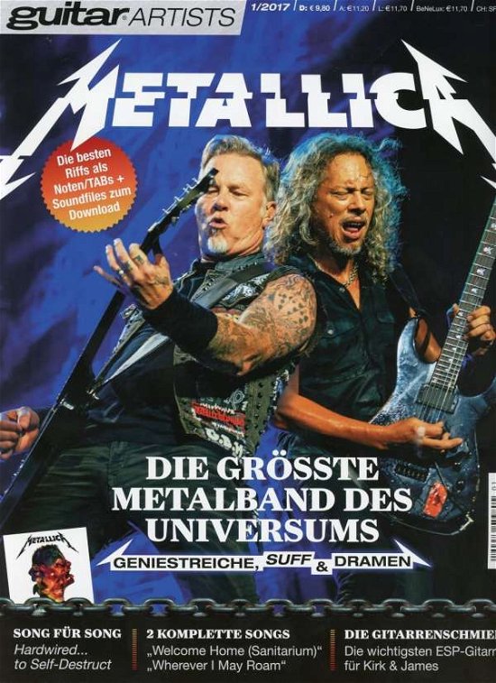 Guitar Artists - Metallica - Kirjat -  - 4058862017120 - 