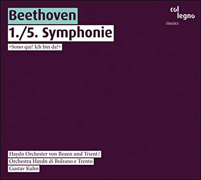 Symphonies 1 & 5 - Beethoven / Haydn Orchestra / Kuhn - Music - DAN - 4099706000120 - July 8, 2008