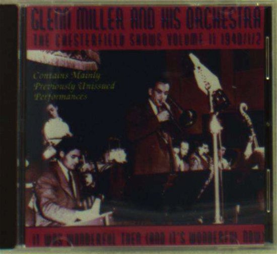 Cover for Glenn -Orchestra- Miller · Chesterfield Shows Vol.2 (CD) (2006)