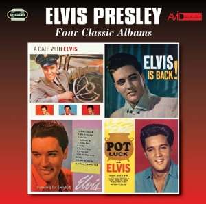 Cover for Elvis Presley · Four Classic Albums (A Date With Elvis / Elvis Is Back / Something For Everyone / Pot Luck) (CD) (2017)