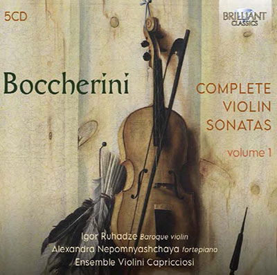 Cover for Igor Ruhadze · Boccherini: Complete Violin Sonatas (CD) (2023)