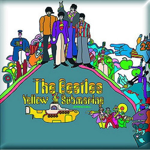 The Beatles Fridge Magnet: Yellow Submarine Album - The Beatles - Merchandise -  - 5055295321120 - 
