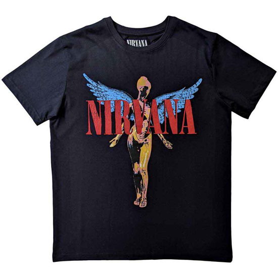 Nirvana Unisex T-Shirt: Angelic - Nirvana - Produtos - MERCHANDISE - 5056012039120 - 25 de outubro de 2019