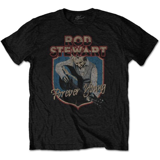 Rod Stewart Unisex T-Shirt: Forever Crest - Rod Stewart - Koopwaar -  - 5056170647120 - 