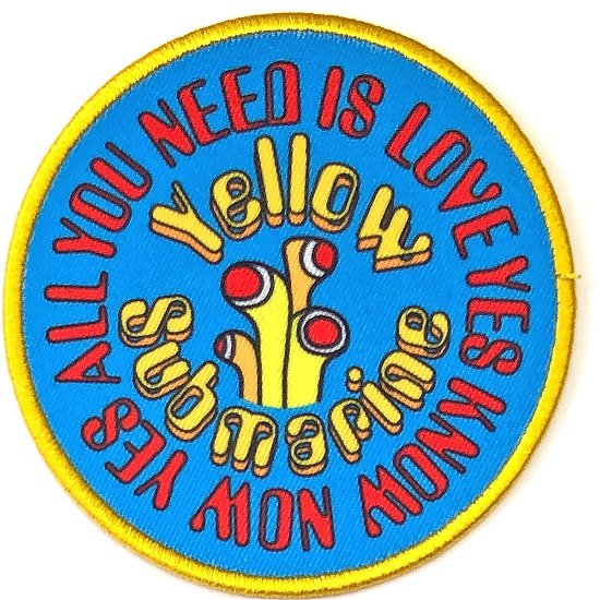 Cover for The Beatles · The Beatles Standard Woven Patch: Yellow Submarine AYNIL Circle (Patch)