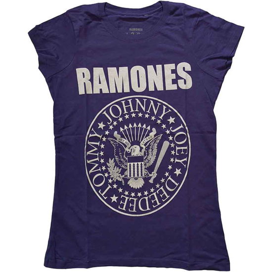 Cover for Ramones · Ramones Ladies T-Shirt: Presidential Seal (T-shirt) [size M] [Purple - Ladies edition]