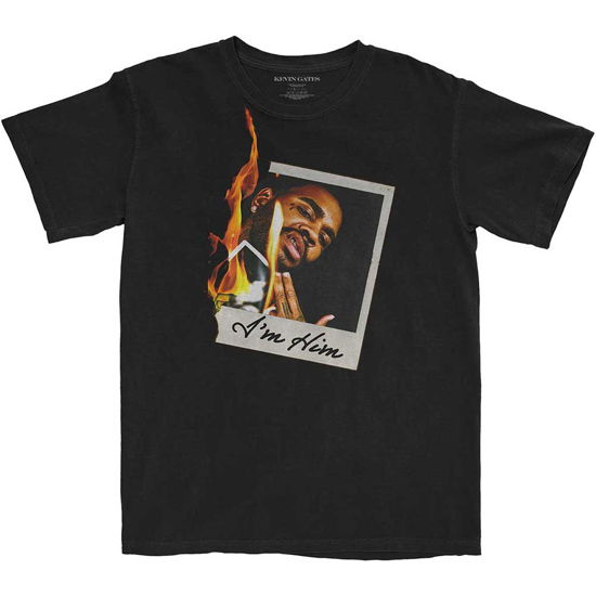 Kevin Gates Unisex T-Shirt: Polaroid Flame - Kevin Gates - Gadżety -  - 5056561007120 - 