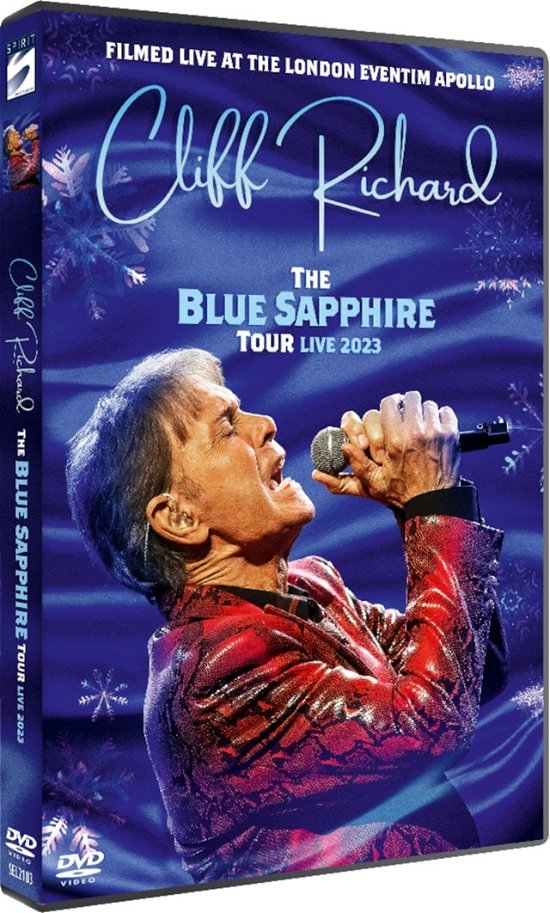 Cover for Cliff Richard · Cliff Richard - The Blue Sapphire Tour (DVD) (2023)