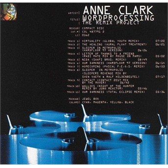 Cover for Anne Clark · Wordprocessing (CD) (2001)