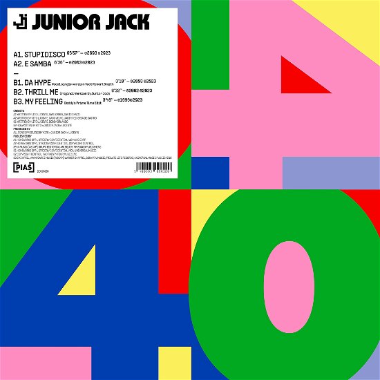 Pias 40 - Junior Jack - Música - PIAS - 5400863096120 - 28 de abril de 2023