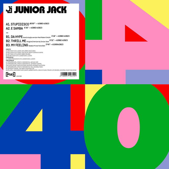 [Pias] 40 - Junior Jack - Musik - PLAY IT AGAIN SAM - 5400863096120 - 28 april 2023