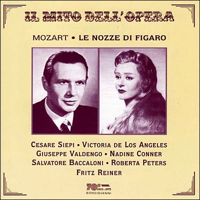 Cover for Siepi, Cesare, Valdengo, Giuseppe, De Lo · Le Nozze Di Figaro (CD) (2018)