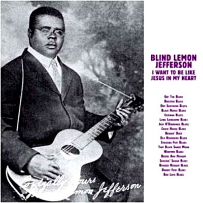 Cover for Blind Lemon Jefferson · I Want to Be Like Jesus in My Heart (LP) (2009)