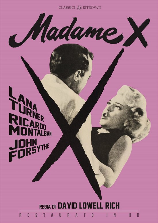 Cover for Madame X (Restaurato in Hd) · Madame X (Restaurato In Hd) (DVD) (2021)